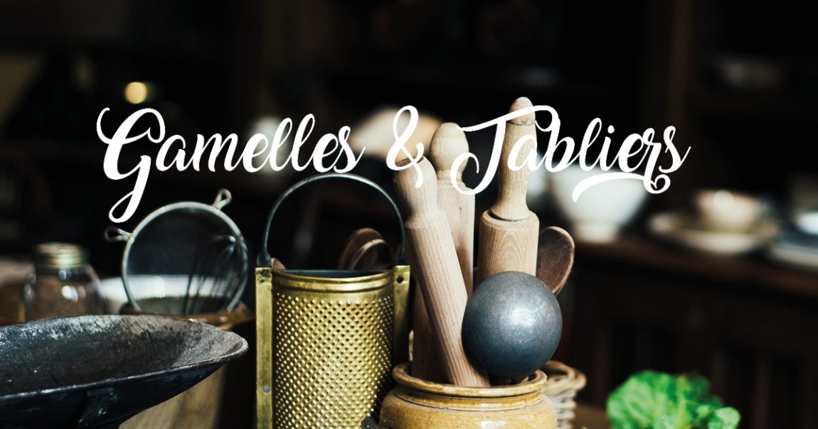 Gamelles et tabliers, c'est parti !