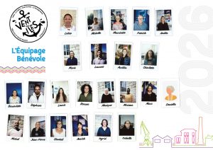 Trombinoscope Equipe bénévole Centre Social et Culturel Vent des Îles La Rochelle