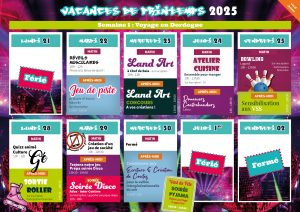 Programme Local Jeunes vacances avril 2025 - Centre Social et Culturel Vent des Îles La Rochelle