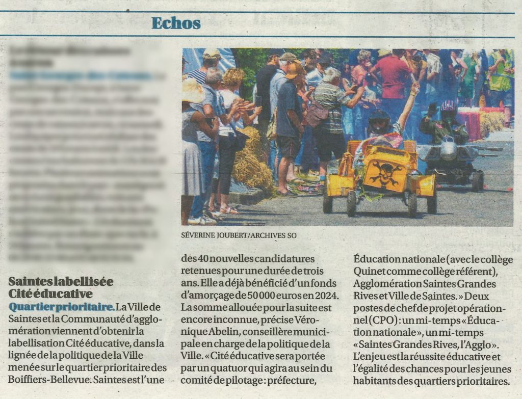 Sud Ouest / 31 Mai 2025
