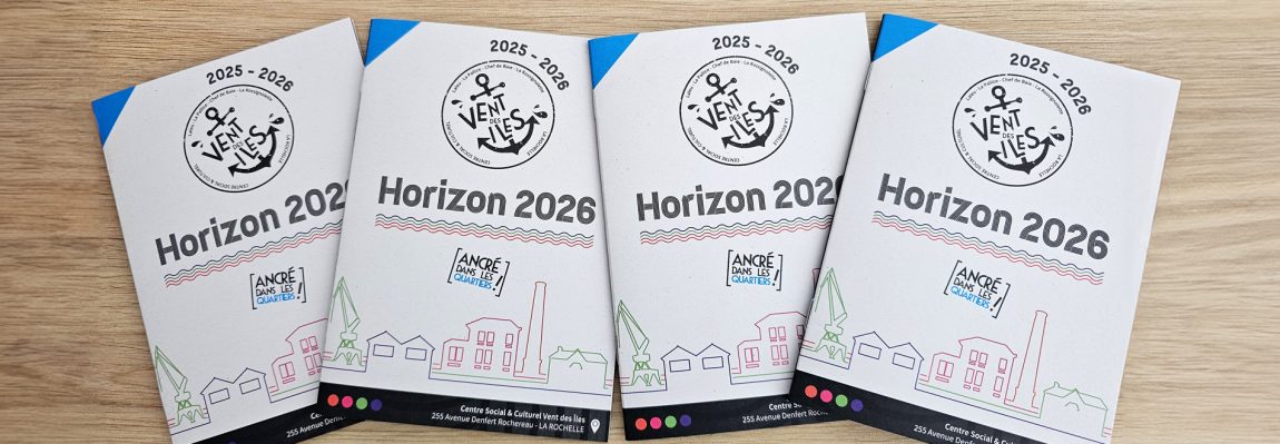 Nouvelle plaquette du Centre Social et Culturel Vent des Îles 2025-2026