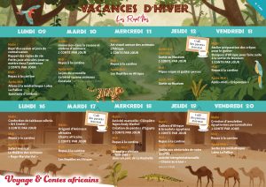 Programme des vacances d'Hiver 2026 - Centre Social et Culturel Vent des Îles à La Rochelle