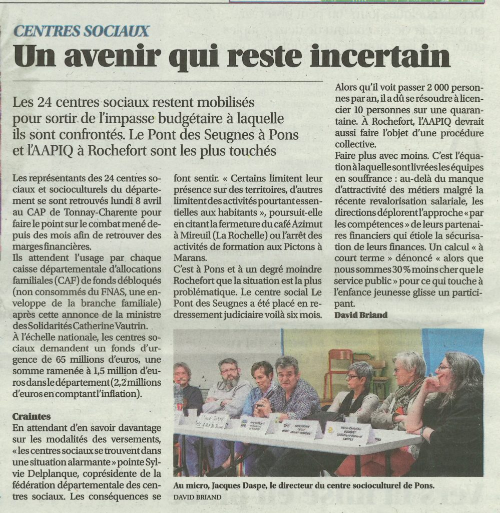 Sud Ouest 9 avril 2024 