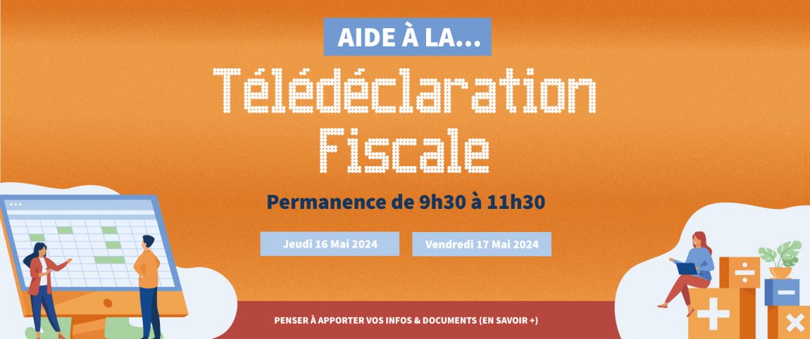 Aide à la Télédéclaration Fiscale - Au Centre Social et Culturel Vent des Îles à La Rochelle