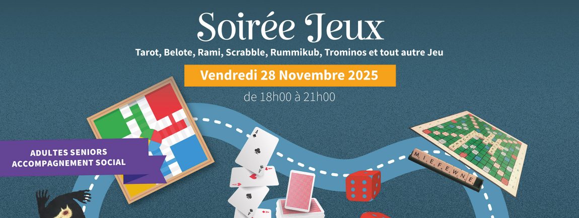 Soirée Jeux de Société - Centre Social et Culturel Vent des Îles à La Rochelle