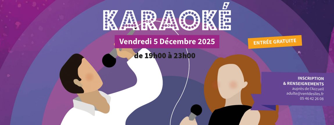 Soirée Karaoké au Centre Social et Culturel Vent des Îles à La Rochelle