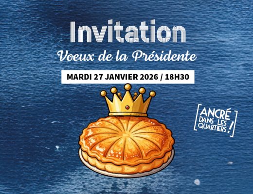 Voeux de la Présidente le Mardi 27 Janvier 2026 à 18h30 - au Centre Social & Culturel Vent des Îles à La Rochelle