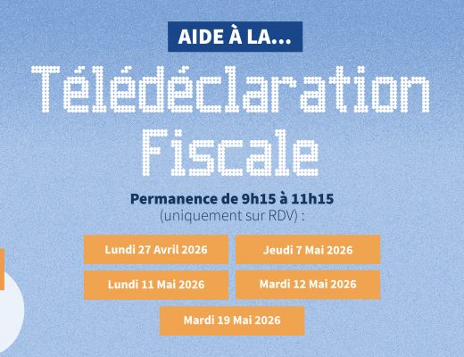Aide à la Télédéclaration Fiscale 2026 - Centre Social et Culturel Vent des Îles La Rochelle