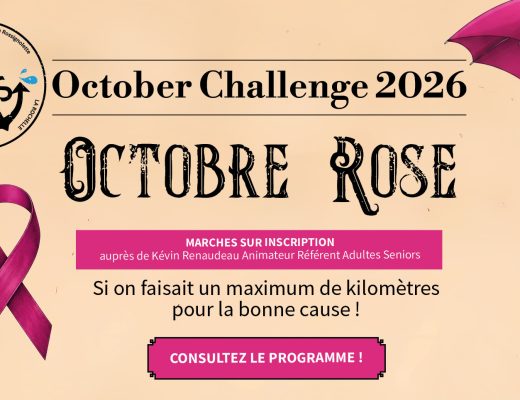 Programme Octobre Rose - Centre Social et Culturel Vent des Îles à La Rochelle