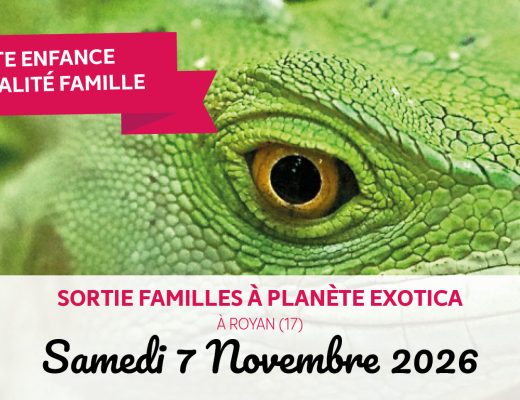 Sortie Familles à Planète Exotica - 7 Novembre 2026 - Centre Social Vent des Îles à La Rochelle